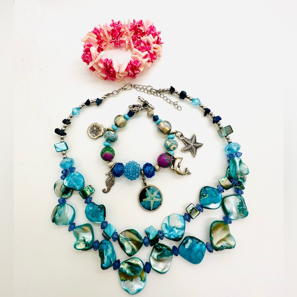 Ocean Shell Jewelry Lot